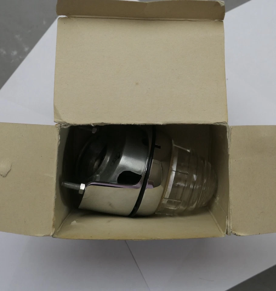 Conjunto de señal de giro delantera transparente lado pasajero Porsche 356B 356C SWF K13306 NUEVO DE STOCK Foto 3 de 4