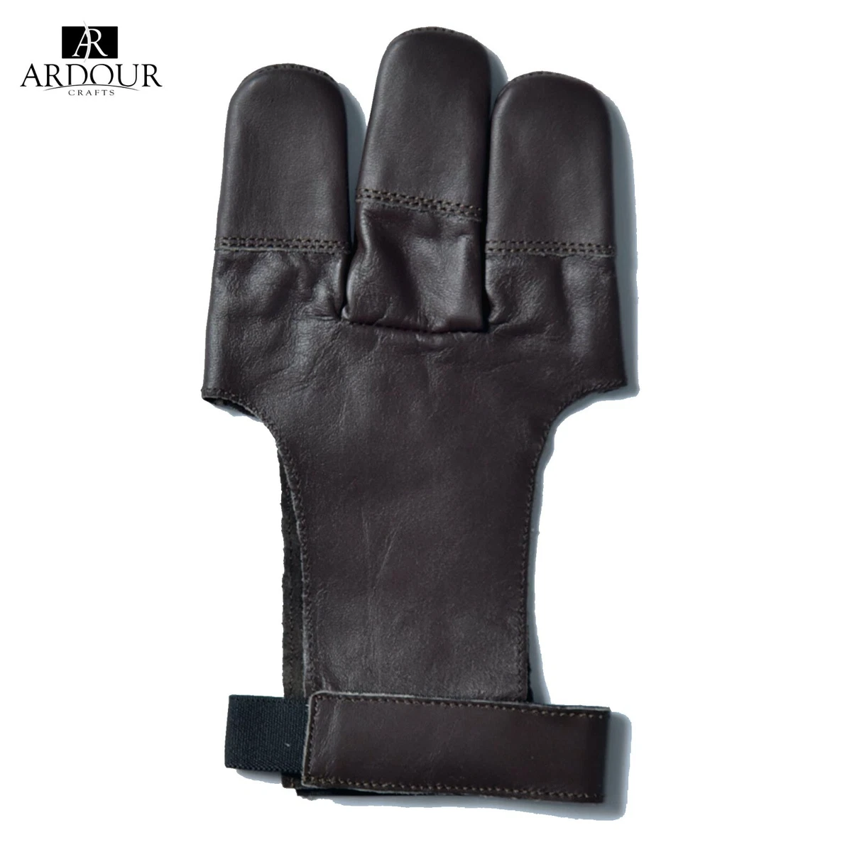 Cowhide Leather 3 finger Archery Glove - NexRise International