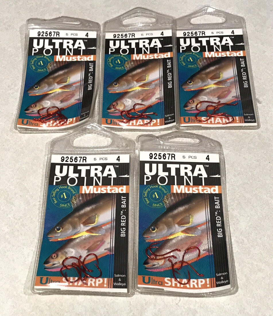 6000 Ami Jig Mustad 32570RD Rossi Taglia 4 &ndash; Perfetti Per Stampi Fai-da-te 570/575, Lotto