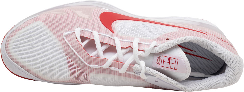 Preços baixos em NikeCourt Air Zoom Vapor Pro White University Red