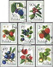 Pologne 2487-2494 (édition complète) oblitéré 1977 de fruits des bois