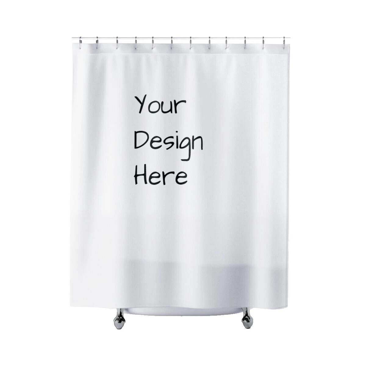 Reinforced Hook Holes Shower Curtains