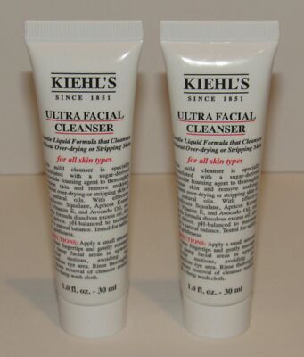 2 # KIEHL'S Ultra Facial Cleanser 1 oz for all Skin Types New