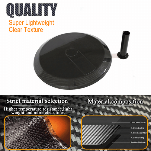 Carbon Reserveradabdeckung Autoreifen Startseite für Mercedes W463 G500 G65 - Picture 8 of 11