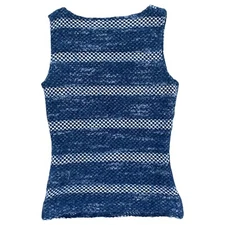 NARAMAGLIE Vest, Soft Blue Tank Top, Slim Fitted Blue Top, Size S