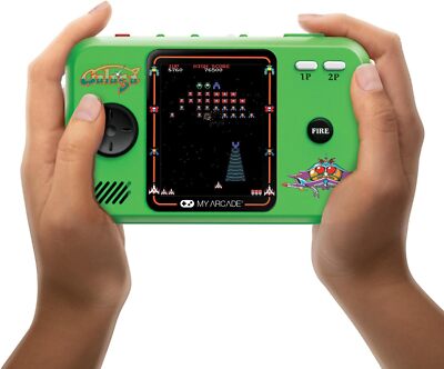 My Arcade Galaga/Galaxian Pocket Player Pro 2in1 Portable Video