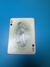 1909 James Jeffries Playing Card Ace Of Spades Owen Moran Boxing