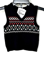 Janie And Jack Fairisle Sweater Vest Age 0-3 M Retail 39 Price 25 NWT