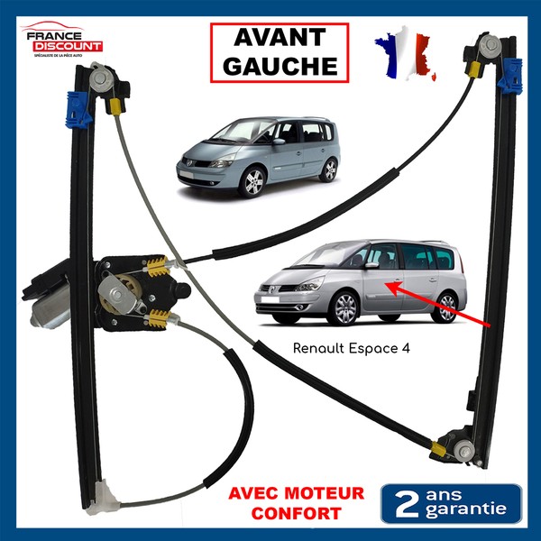 Elektrischer Fensterheber Vorne Links + Motor FüR Renault Espace IV - 8200017903-image