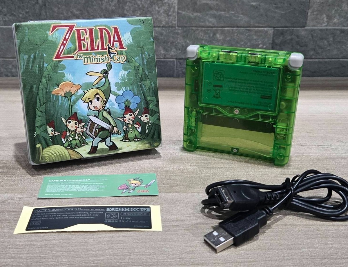 Nintendo GAMEBOY ADVANCE SP ドラクエ3カセット付 Console Nintendo Gameboy Advance SP Zelda Gold Triforce