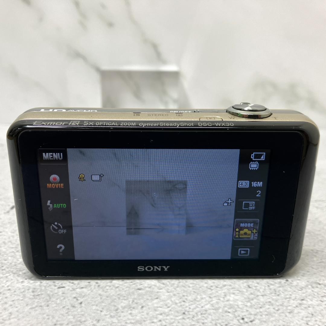極美品 SONY Cyber-Shot DSC-WX30 SONY Cyber shot DSC-WX30 Violet Purple Japanese only t
