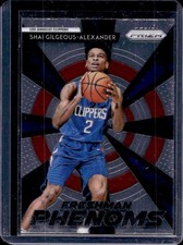 2018-19 Panini Prizm Shai Gilgeous-Alexander Freshman Phenoms RC #15 Clippers