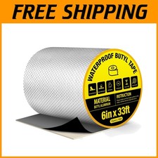 Super Waterproof Butyl Tape 6" W x 33 ft L, Strong