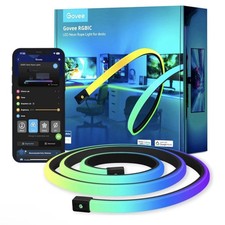 Govee RGBIC Neon Rope Light Strip 16.4ft Wi-Fi Alexa Google App Voice