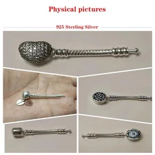 Extender 925 Sterling Silver Bracelet extender Fit Original Charm Beads.