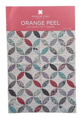 Missouri Star Quilt Co Orange Peel Quilt PAT 982 Pattern Instructions  66  x 76 
