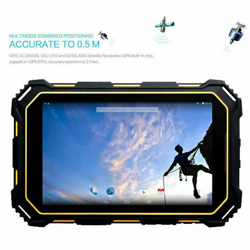 4G LTE Android Rugged Smartphone Builder Phone Tablet Mobile Waterproof GPS NFC - Image 4 of 4