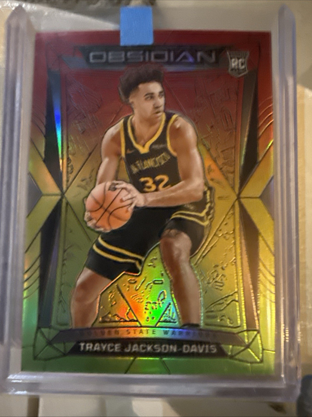2023-24 Panini Obsidian - Trayce Jackson-Davis #50 74/75 SP Etch Reggae Flood.
