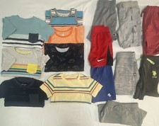 Boys 5T Clothes Lot-15 pc-t-Shirts Tank Tops Shorts Striped Multicolor Dinosaur