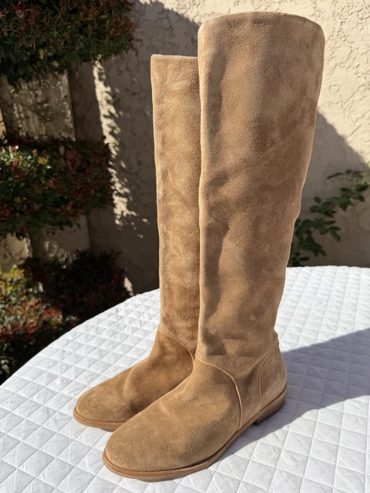 BOTAS ALTAS DE GAMUZA UGG MUJER DALEY CASTAÑO CUERO RIBETE ECUESTRE 1020257 9 Foto 2 de 4