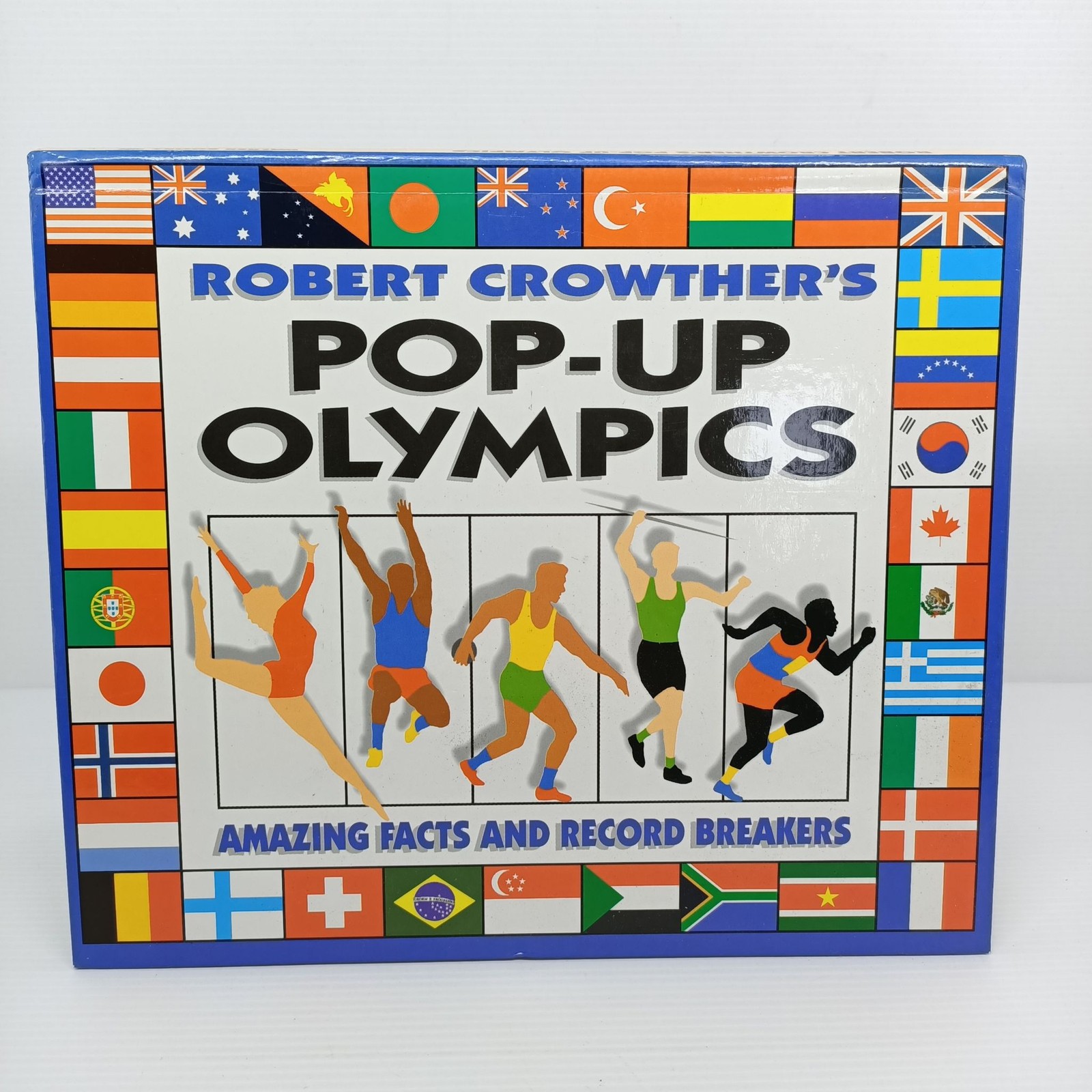 Pop-Up Olympics Robert Crowther Hardcover Interactive Sport Book 9780744537345