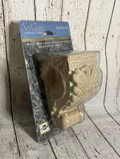 Neo Classic Scroll Bracket Beige Vintage Curtain Rod Holder/Curtain New