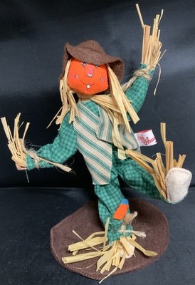 Annalee 10  Thanksgiving Scarecrow Doll Autumn / Fall - 1996