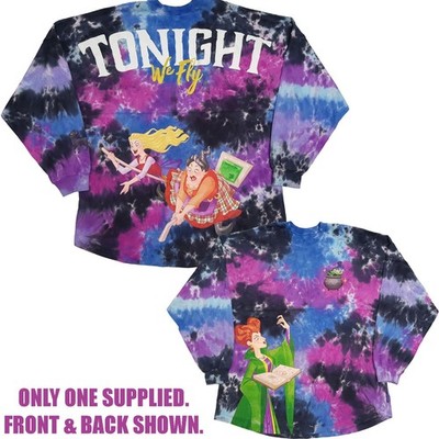 Disney Store Hocus Pocus Spirit Trikot Batik Tonight We Fly lila Erwachsene L