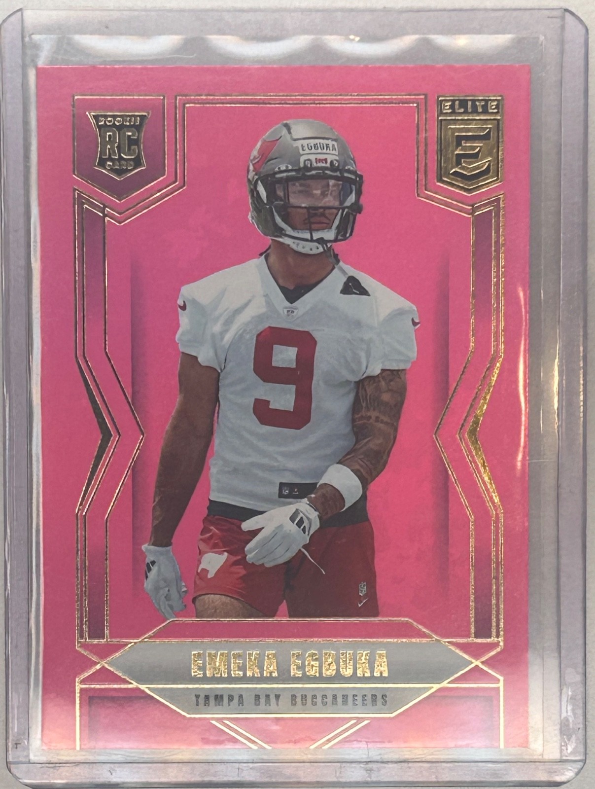 2025 Panini Donruss Elite - Rookies Emeka Egbuka #102 Pink (RC)