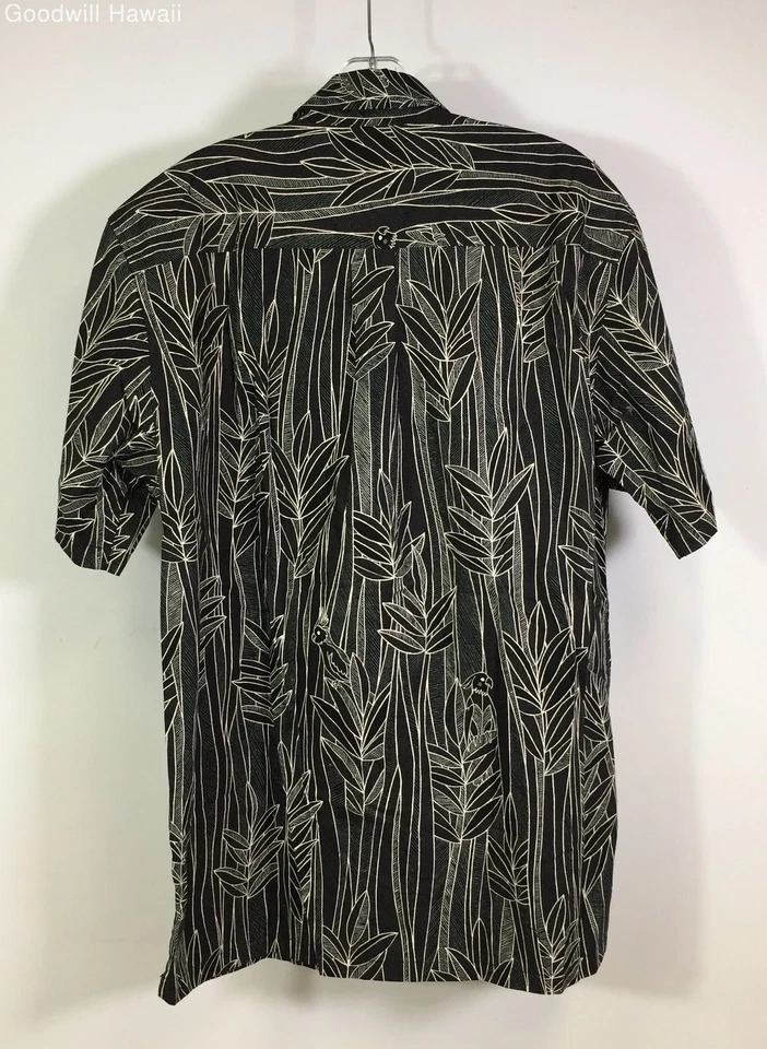 COOKE STREET Black Button Hawaiian Aloha Tropical Shirt Men - Size M - Image 3 of 3