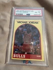 1990 Hoops Superstars MICHAEL JORDAN # 12 PSA 8 Real Nice Card LOOKS MINT 🔥🔥🔥