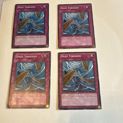 Konami Yu-Gi-Oh! Dust Tornado Trap Card Lot 4 Cards English Regular