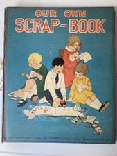 Antique Scrapbook Album, Unused, USA Made, 1920 s Ephemera