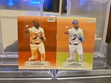 2025 Topps Stadium Club Junior Caminero Sepia Parallel #146 + Base 