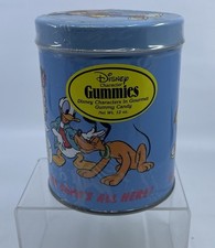 Vintage Disney Mickey Mouse Metal Tin Can Hail Hail Gang's All Here Made In USA