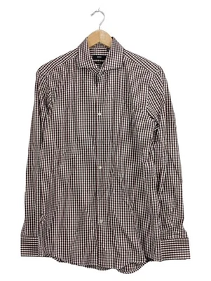 HUGO BOSS Chemise Homme Marron Carreaux Business (EU 40, INT M) - Photo 1/2