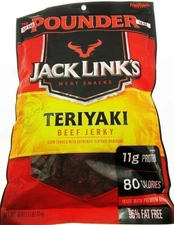 Jack Link's ~ Teriyaki Beef Jerky 16 oz./ 454g One Pound 1lb