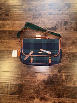 NWT RALPH LAURENBLACK WATCH STADIUM 1992 SPORTSMAN LAPTOP COMPUTER HI TECH BAG 