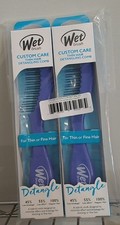 NEW Wet Brush Thin Detangler Combs - Purple, Custom 2-Pack 2 Combs Total
