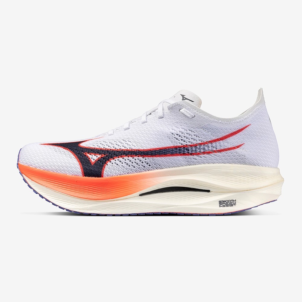 Mizuno Running Shoes WAVE REBELLION PRO LOW White/Navy/Pink