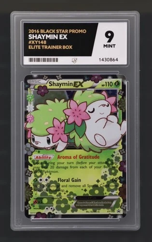 Shaymin Ex XY148 Generations ETB Black Star Promo ACE 9 Not PSA Rare Card Graded