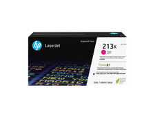 HP 213X High Yield Magenta Original LaserJet Toner Cartridge, ~6,000 pages,