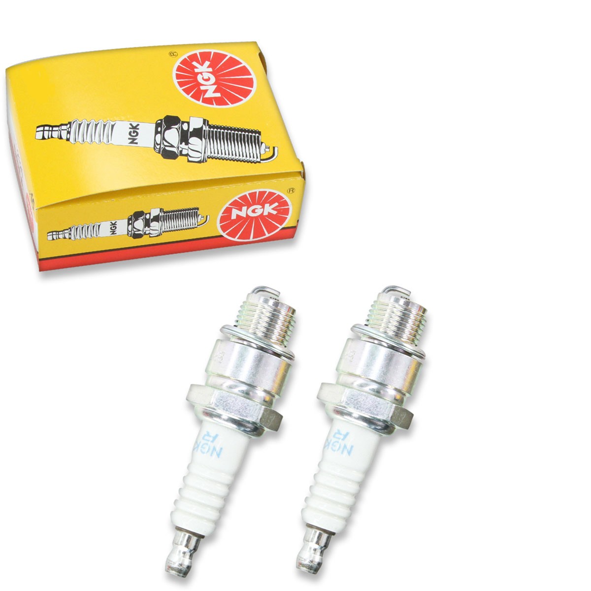 2 pc NGK 3722 BR5HS Standard Spark Plugs for WR9AO WR9A0 WR8AP WR8AC W9ACO ss