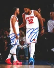 Jalen Brunson & Karl-Anthony Towns Autographed NY/New York Knicks 8x10 Photo/COA