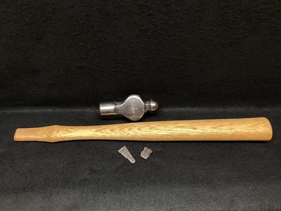 Vintage Plumb Anchor Trademark Ball Peen Hammer 9 oz Head + NOS Handle L K !