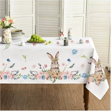 tovaglie, tovaglia, Natale, festa, decorazione, Tovaglia Pasqua con coniglio ...