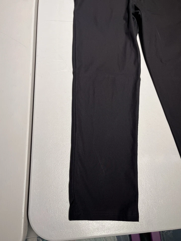 Lululemon Pants Men's 32 Black Slim Fit ABC Commission Casual Work Poly 32x28.5 - Image 4 of 4