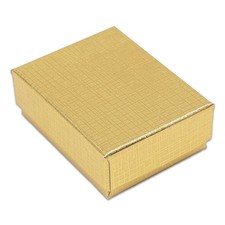 TheDisplayGuys - 25-Pack 11 Cardboard Linen Paper Jewelry Gift Boxes w. Cott...