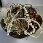 Huge Lot of Vintage to Modern Costume JEWELRY Lot  Mixed Tangled , Crafted 6 Lb
