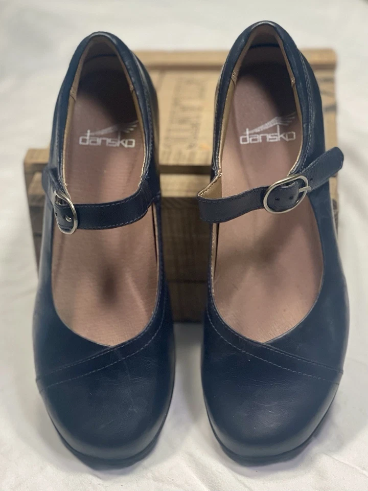 Pulseira Feminina de Couro Marinho Dansko Fawns Tamanho Pequeno Cura EUA 5.5 - 6 (Tamanho UE 36) - Imagem 3 de 4